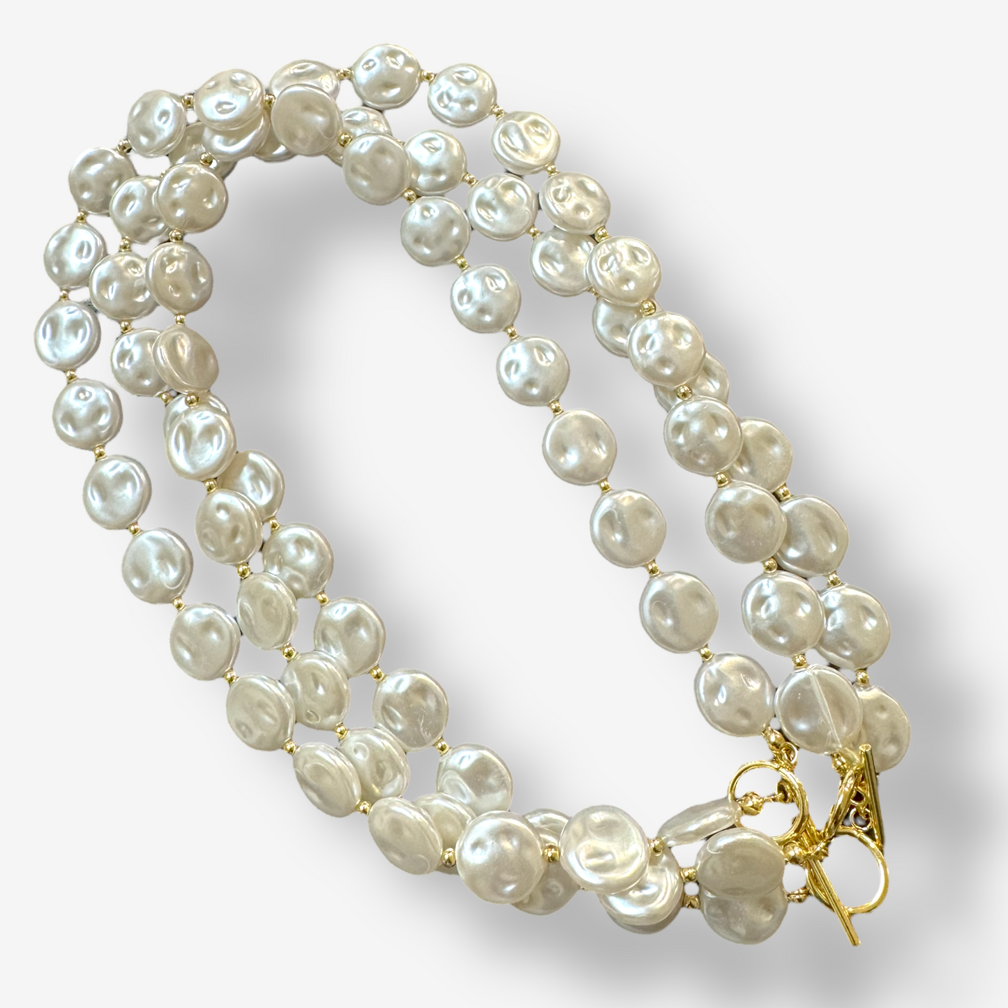 Pearl Drizzle Bead Necklace