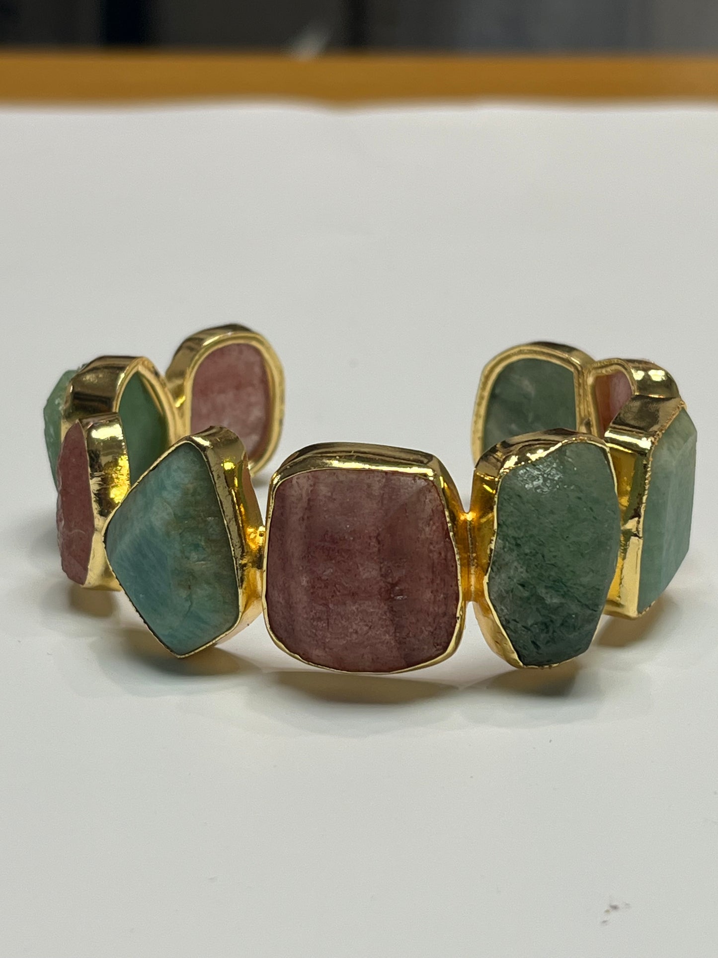 Iris Raw Stone Cuff