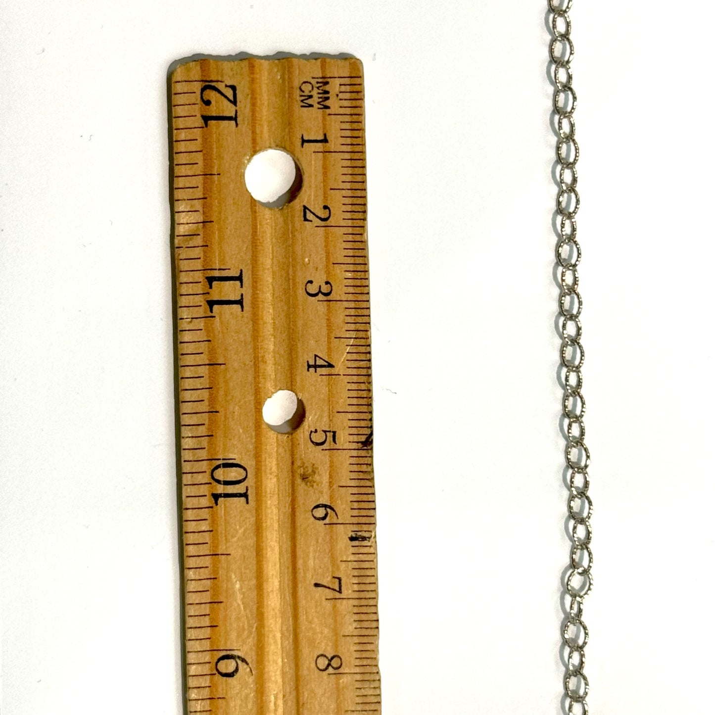 Sterling Silver Hammered Cable Chain