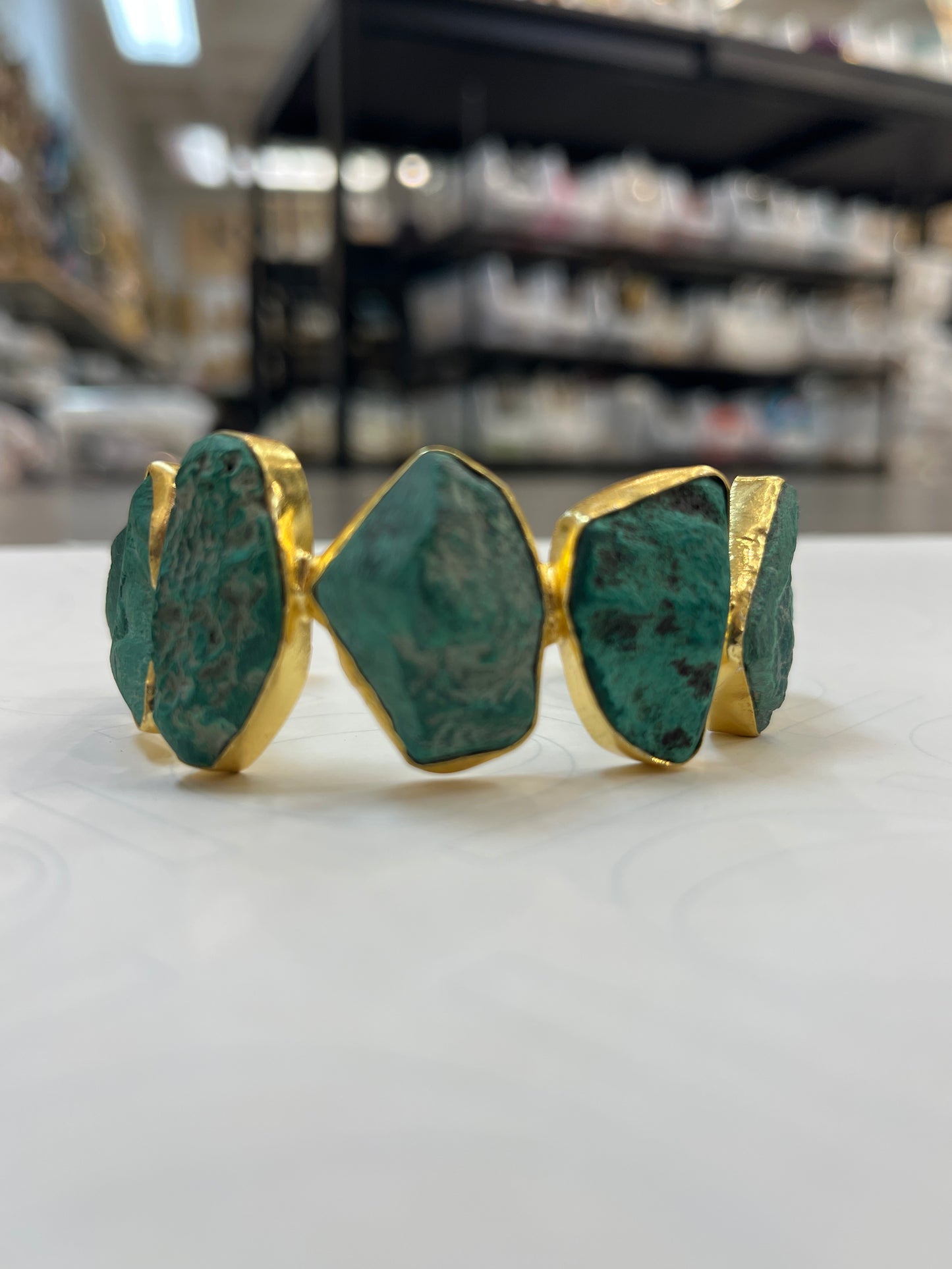 Iris Raw Stone Cuff