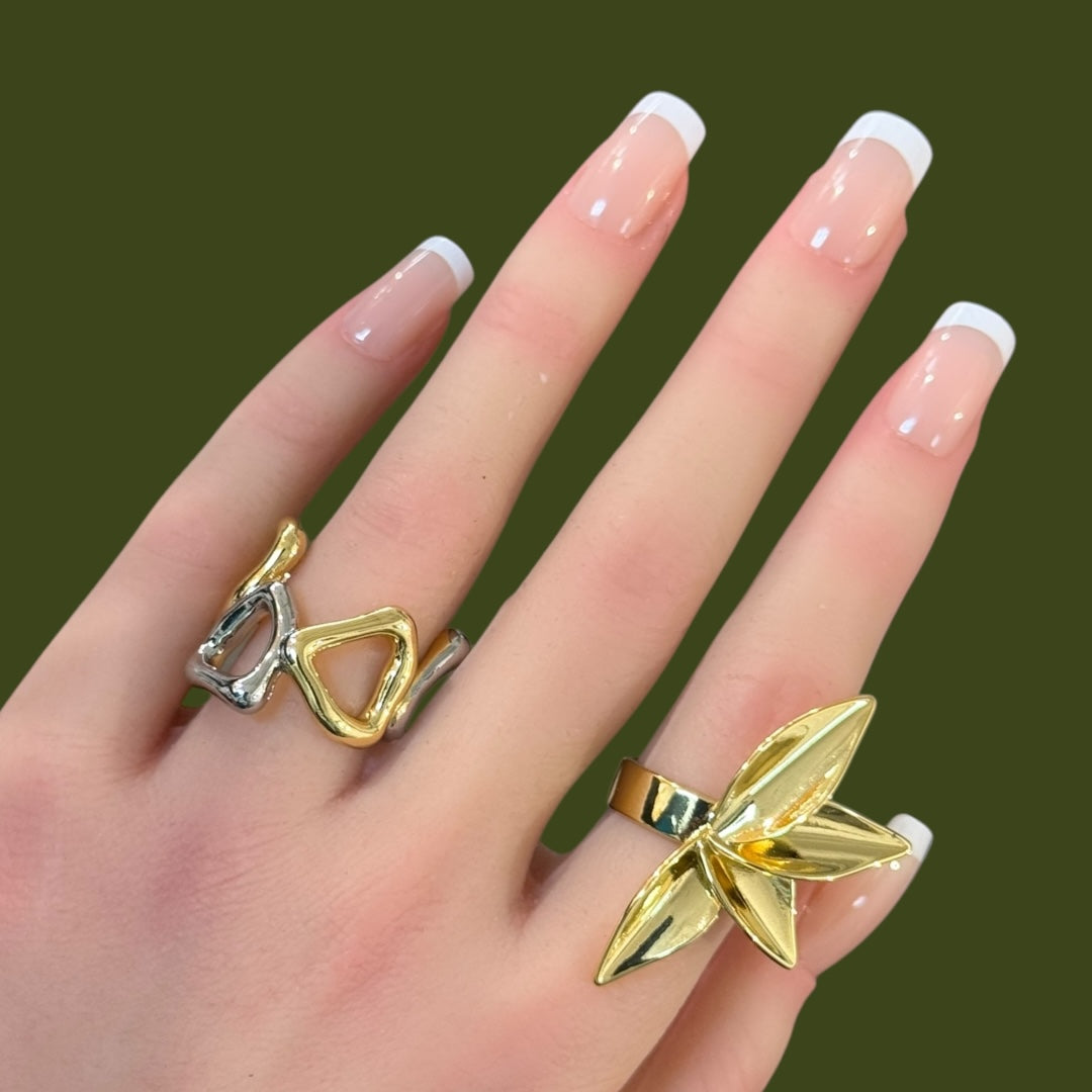 Gold Stack Rings