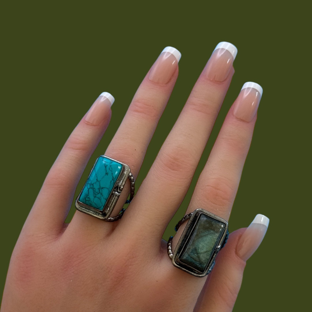 Buy Grace Gunmetal Rings Online