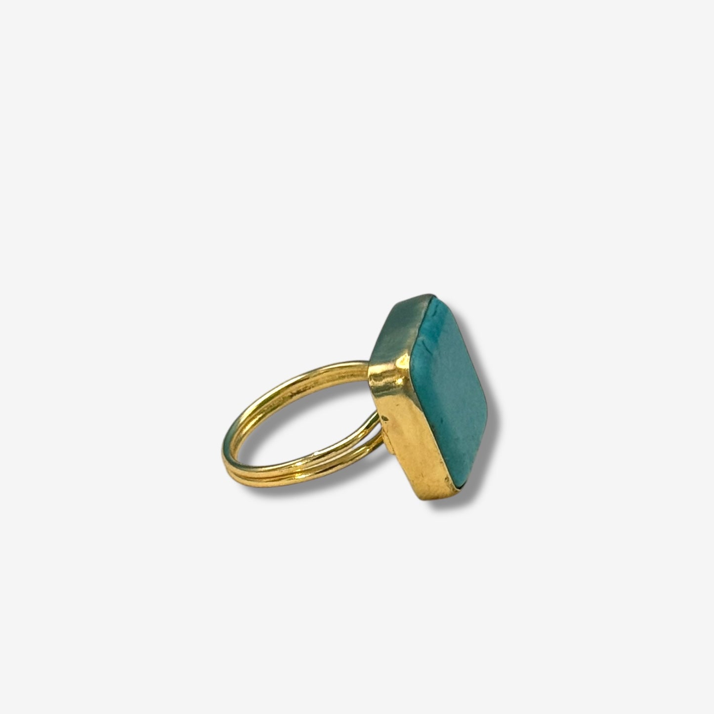 Turquoise Cube Ring
