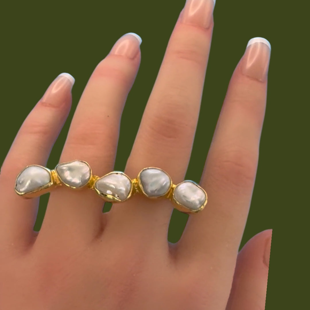 Buy Pearl Arc Ring Online