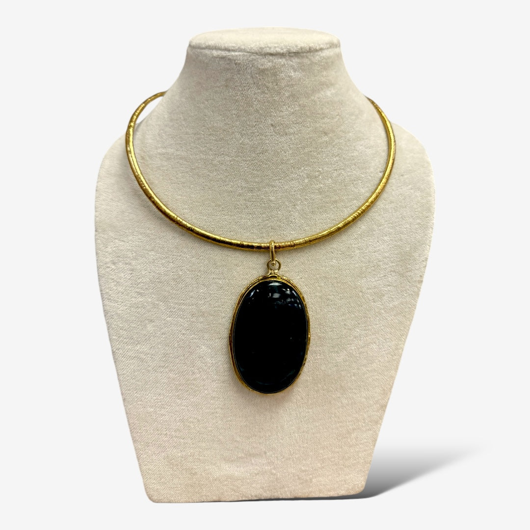 Elena Large Oval Pendants