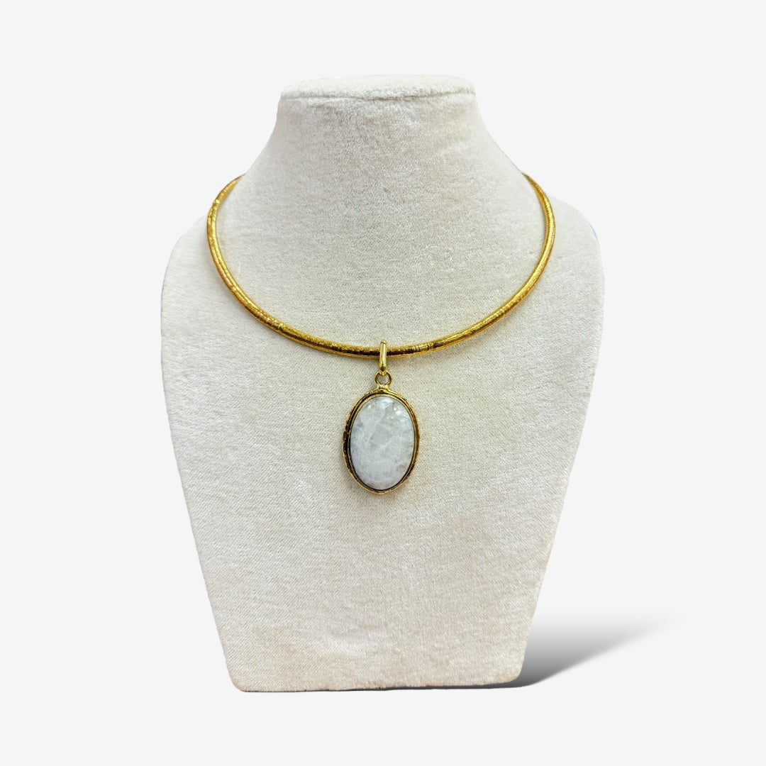 Elena Small Oval Pendants