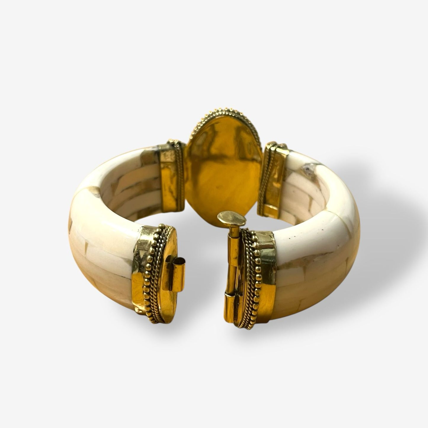 White Buffalo Bone Cuff