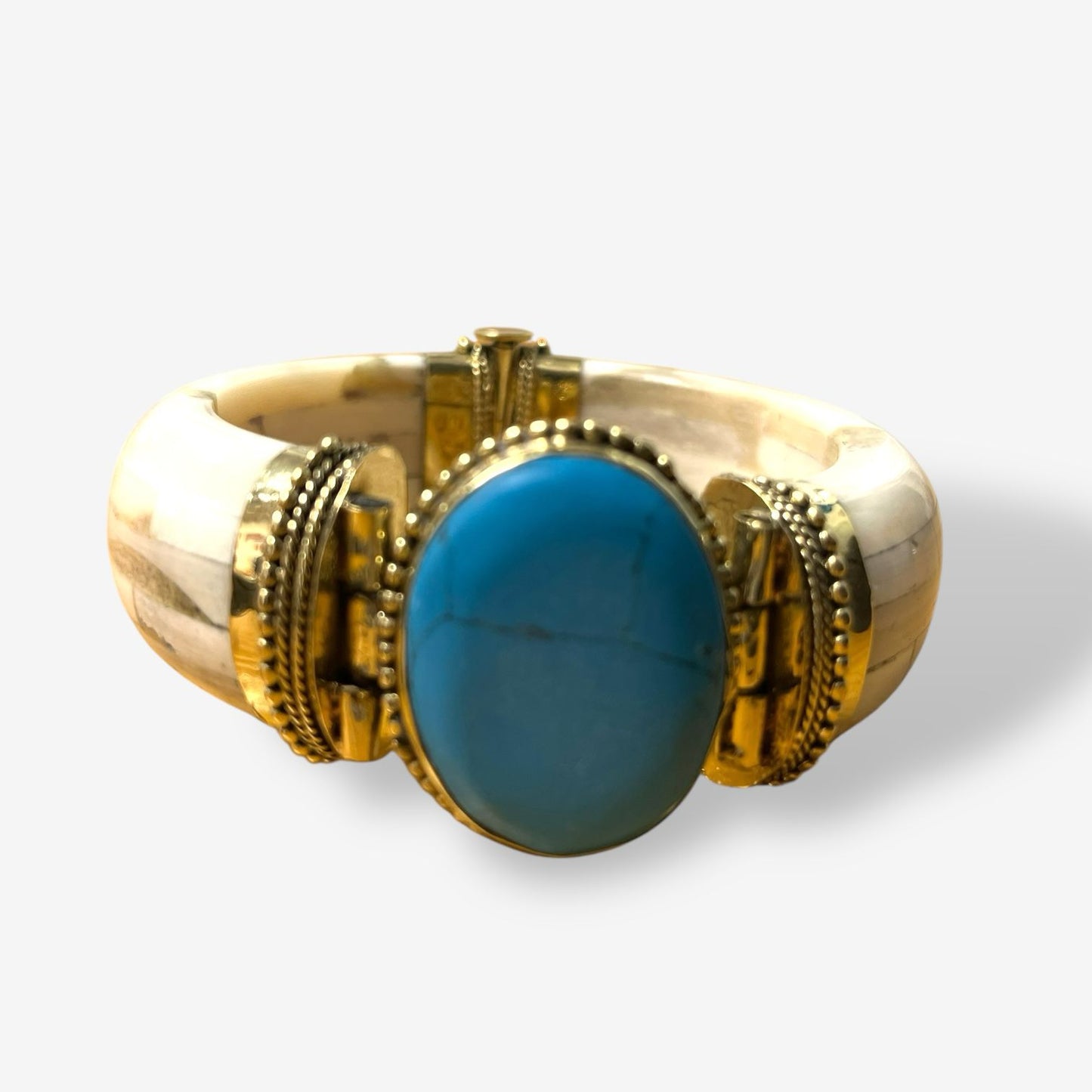 White Buffalo Bone Cuff