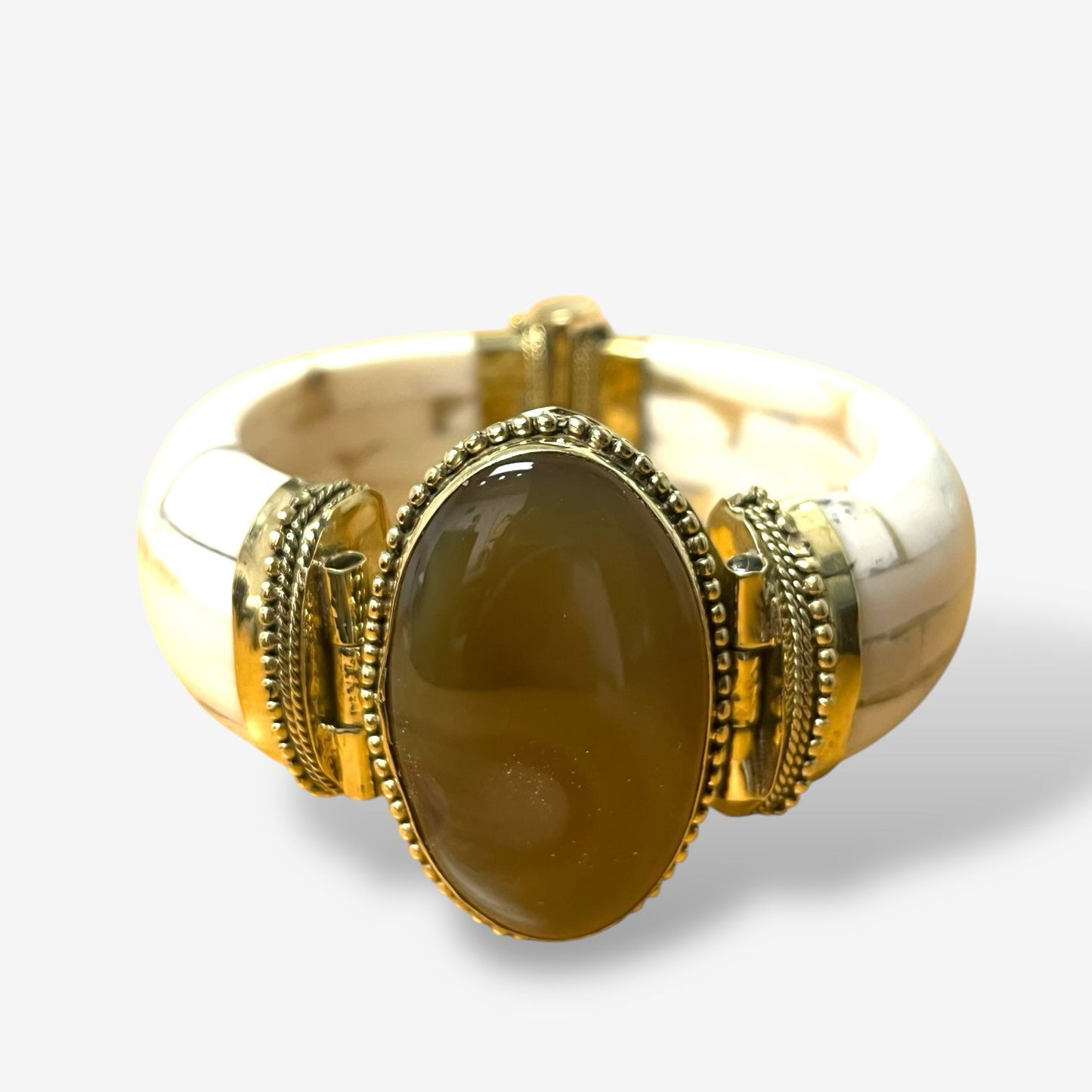 White Buffalo Bone Cuff