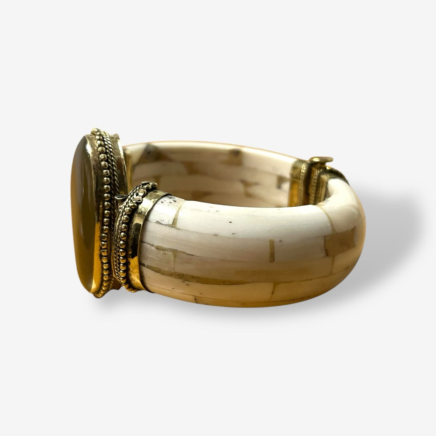 White Buffalo Bone Cuff