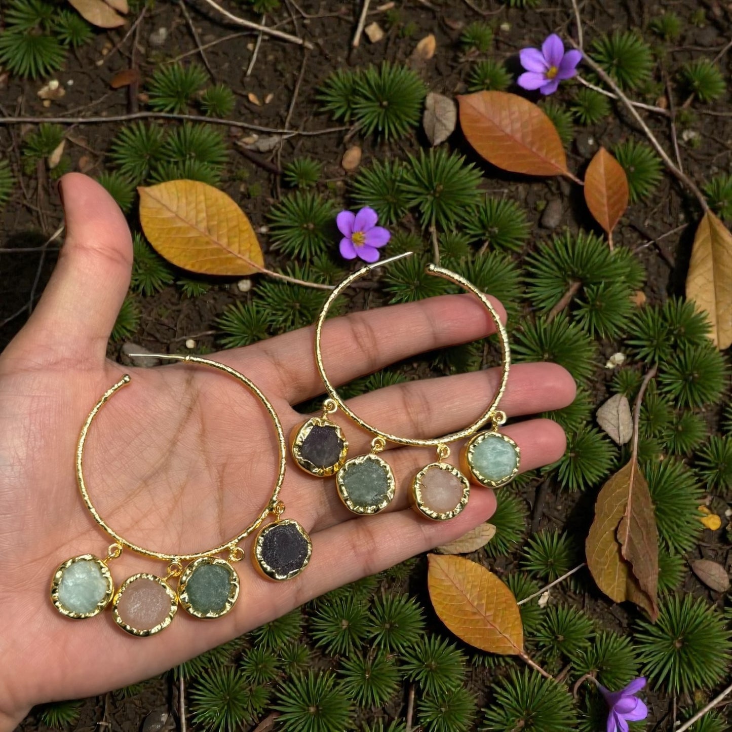 Multi stone dangle