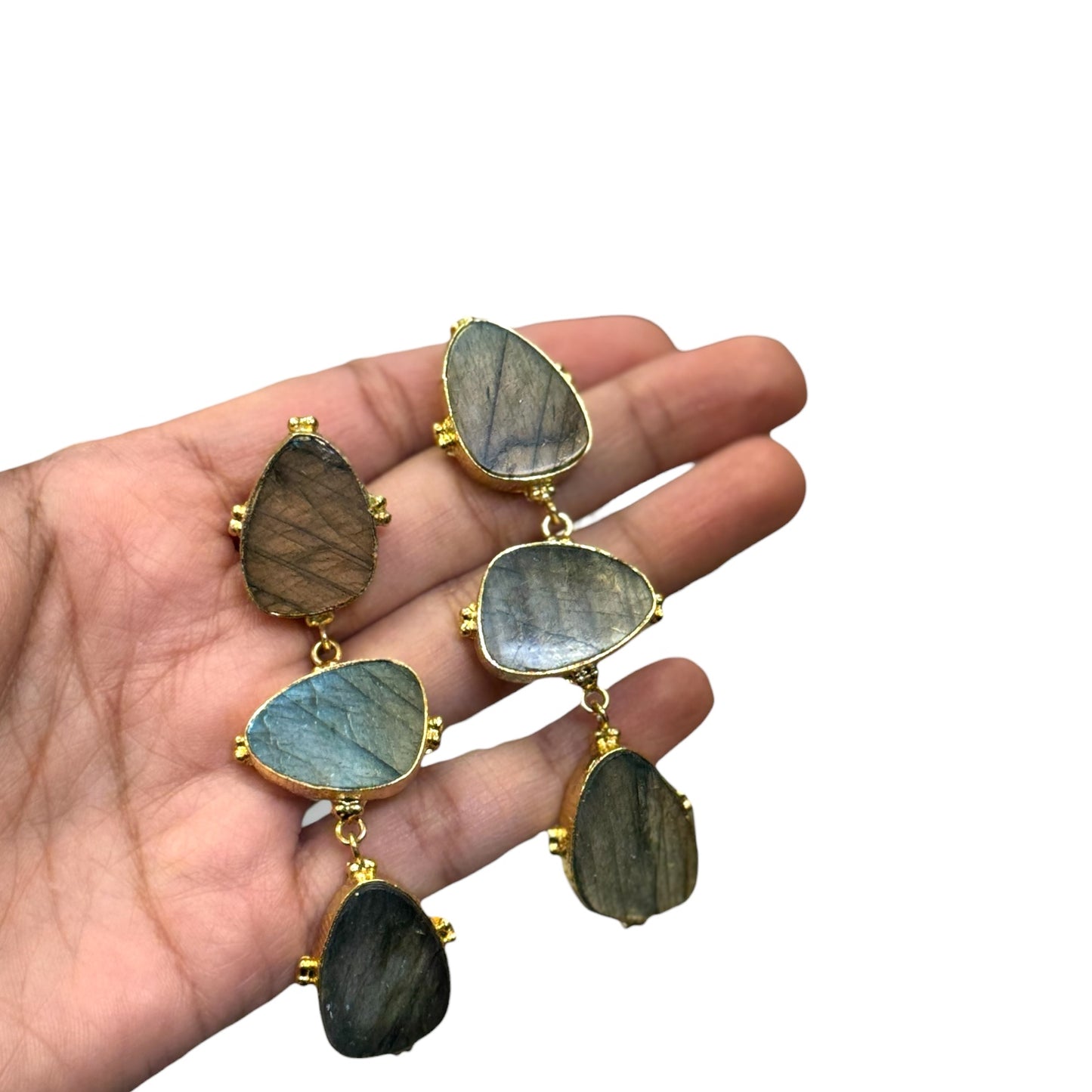 Labradorite triple drops