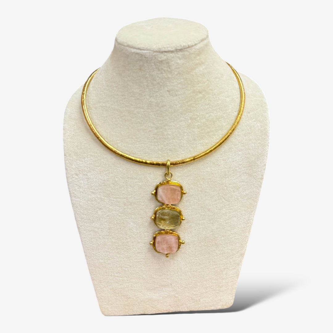 Quinn Raw Stone Pendant