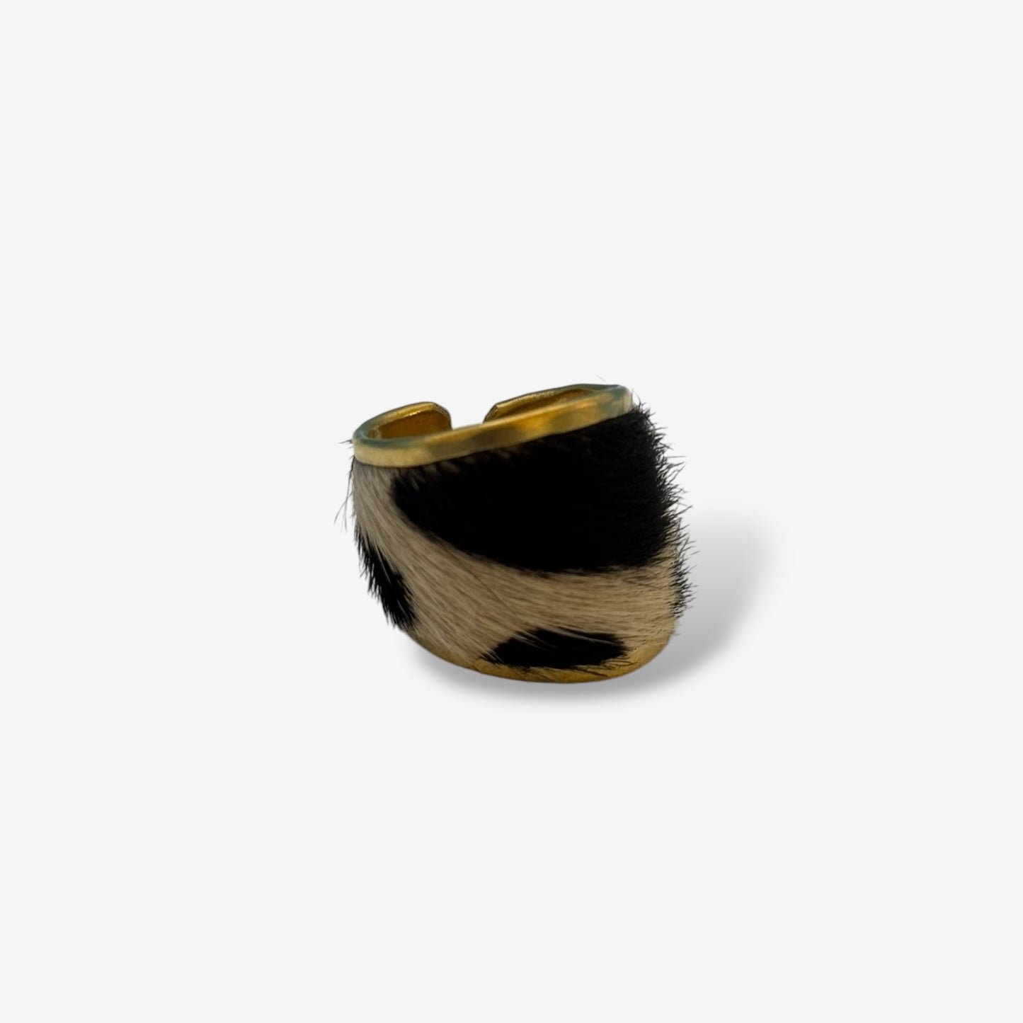 Faux Leather Ring