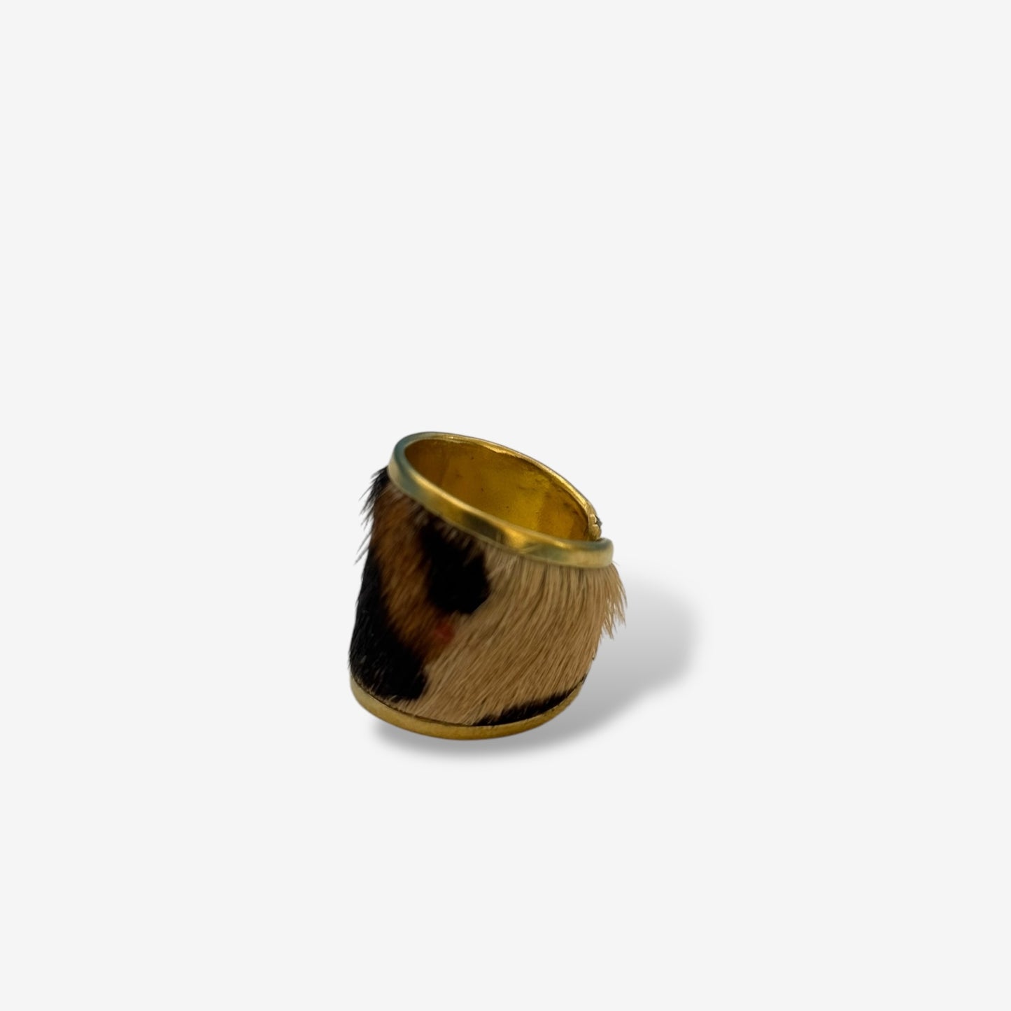 Faux Leather Ring