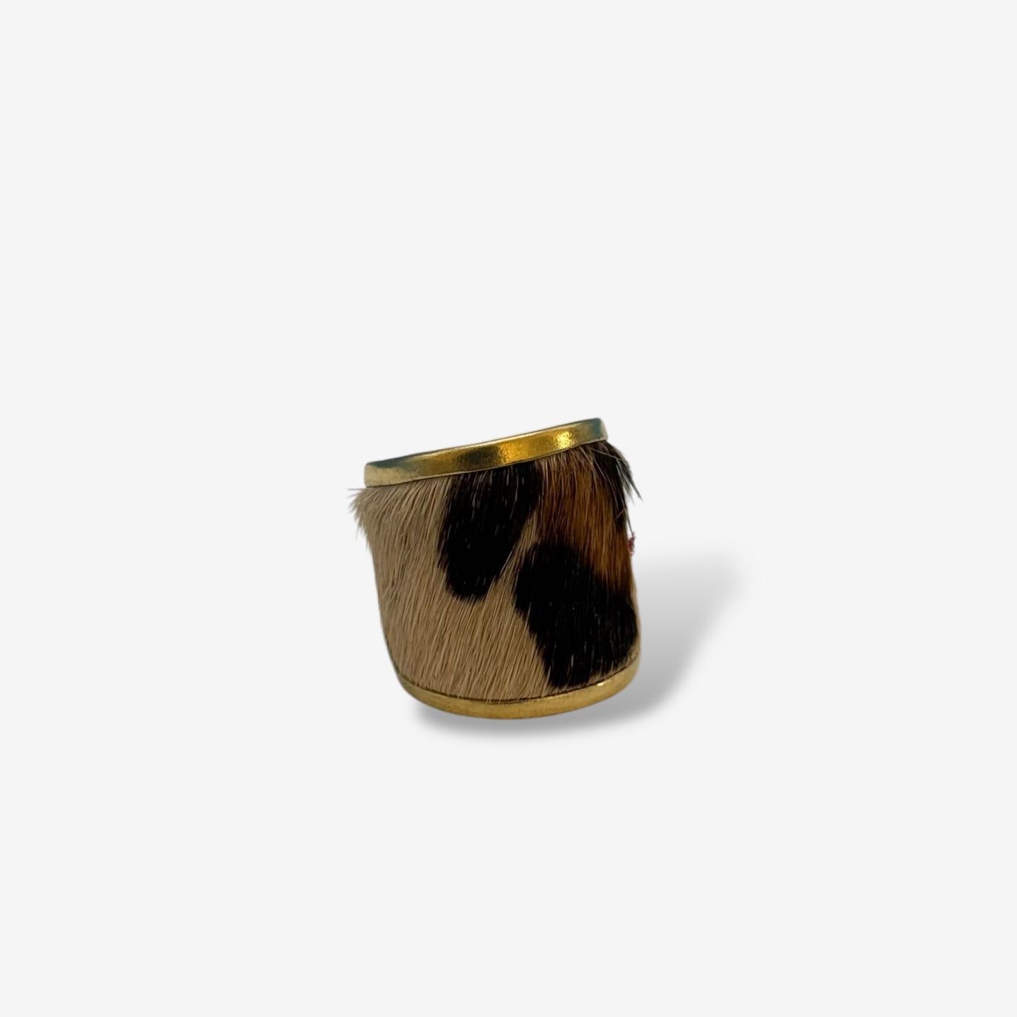 Faux Leather Ring