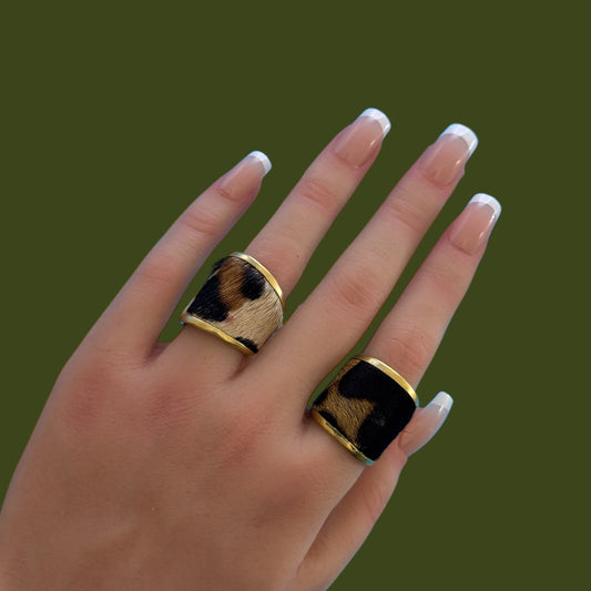 Buy Faux Leather Ring