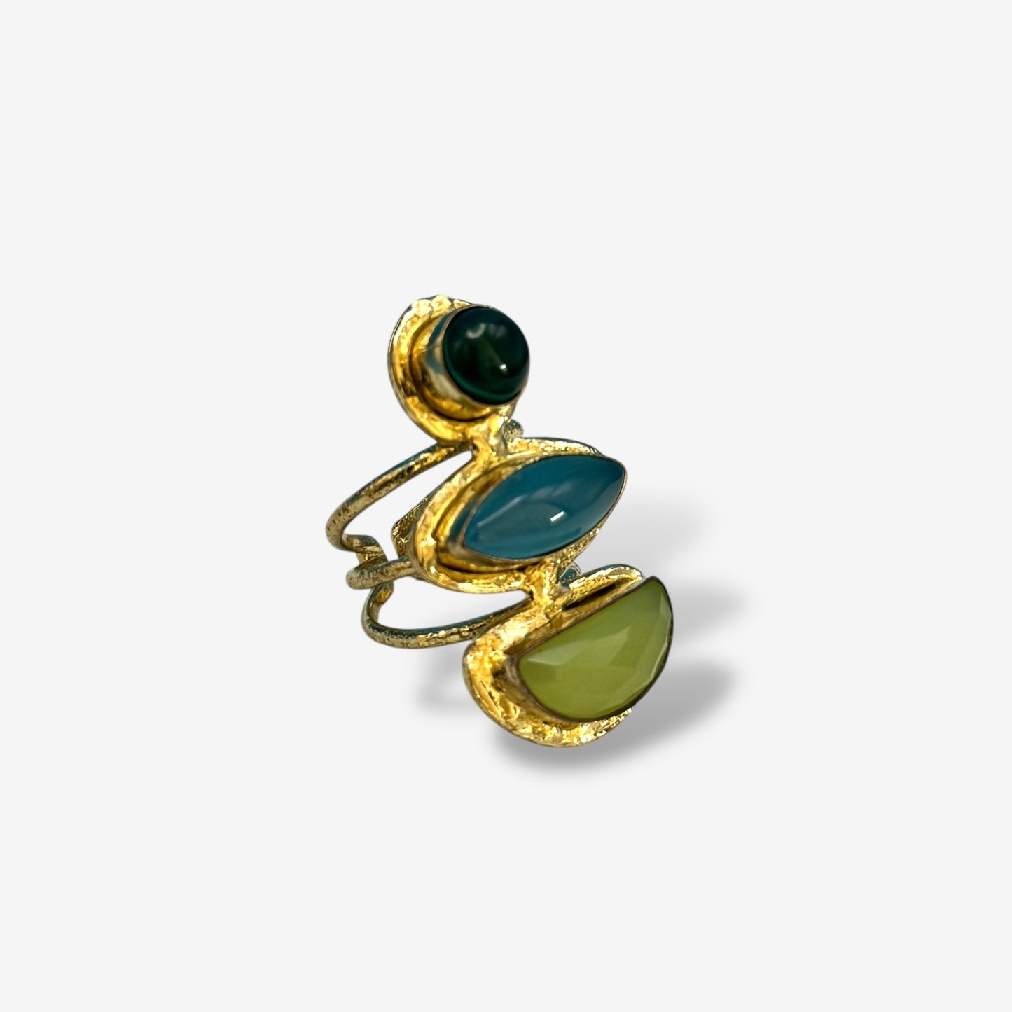 Malachite Chalcedony & Lime Green