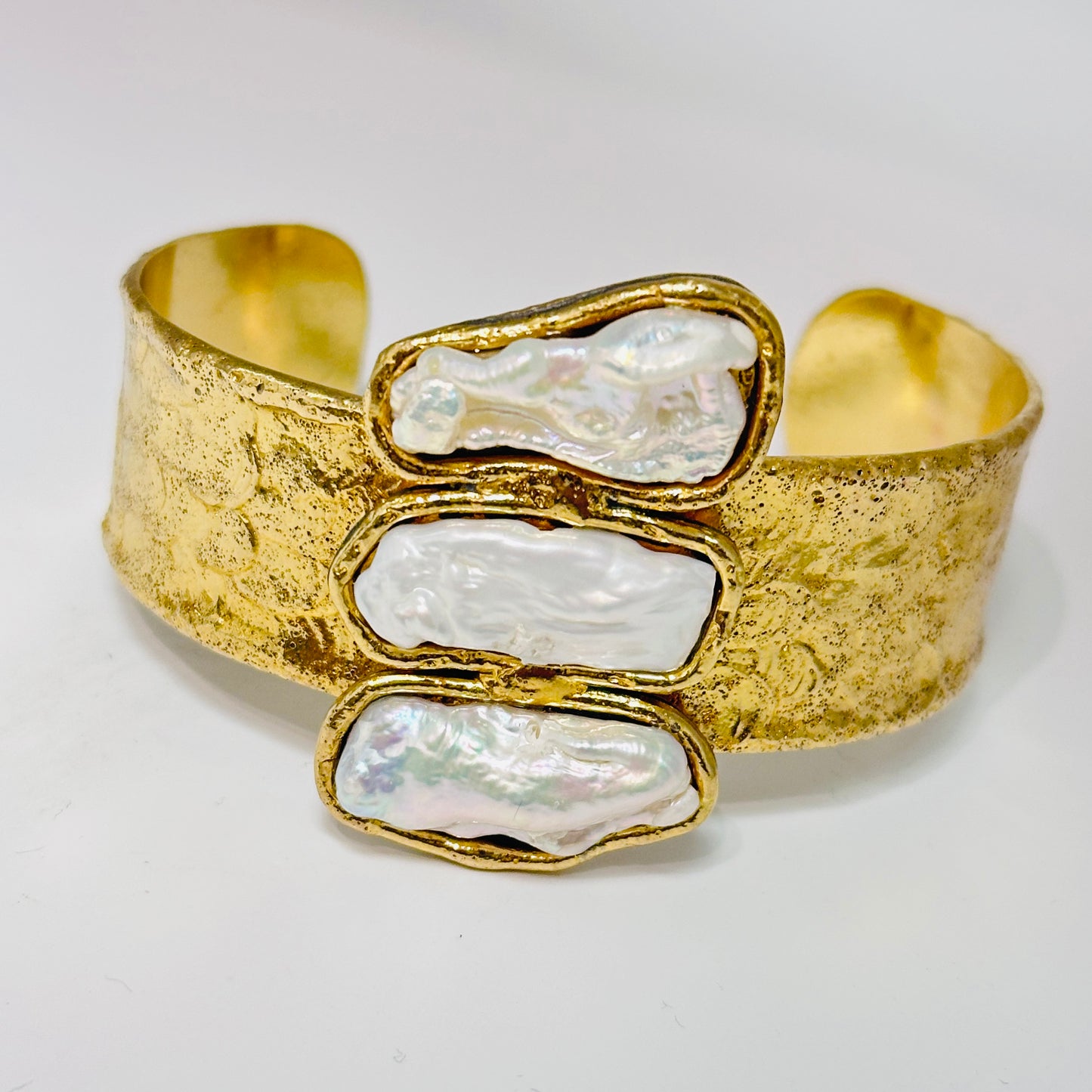 Peyton Triple Pearl Cuff