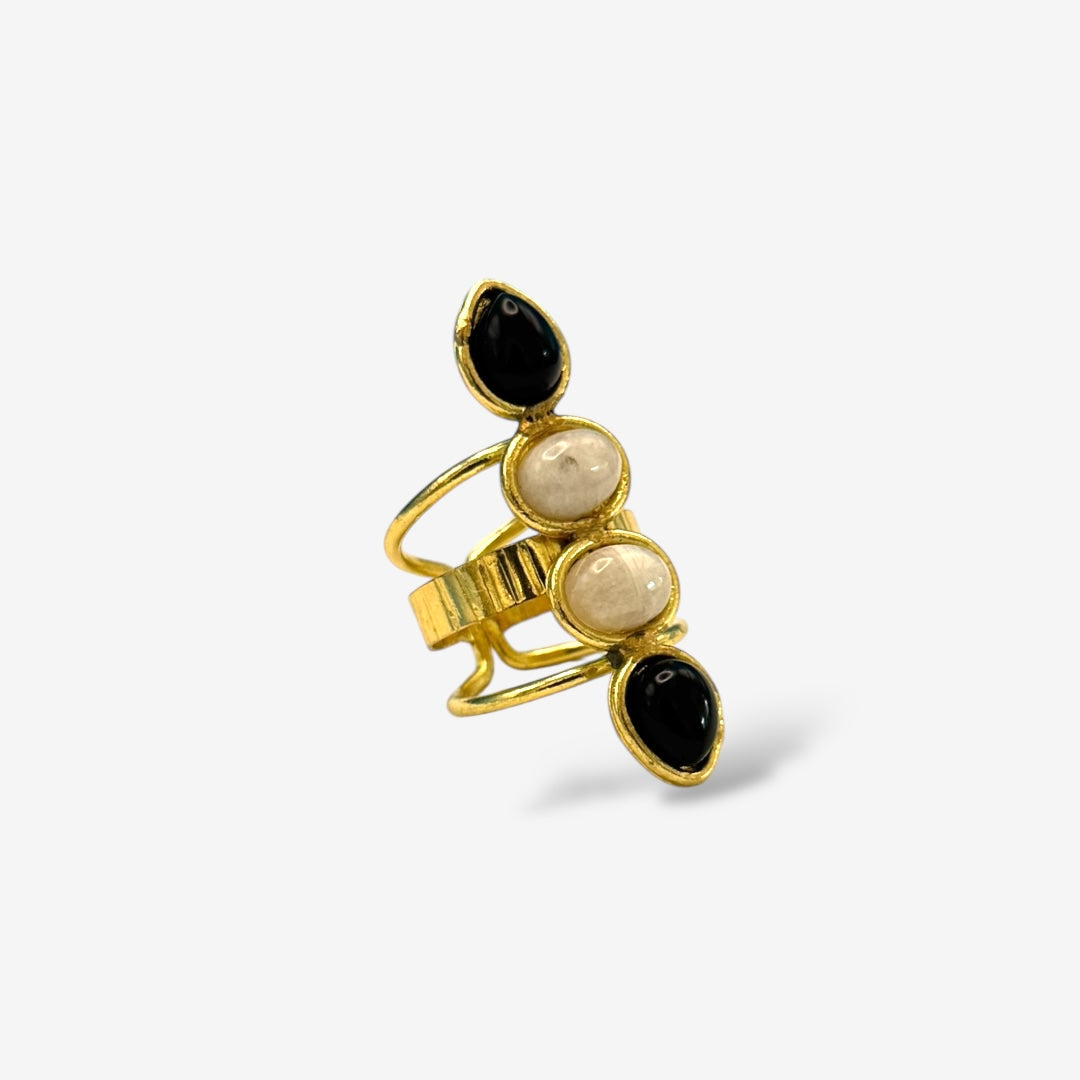 Moonstone Black Onyx