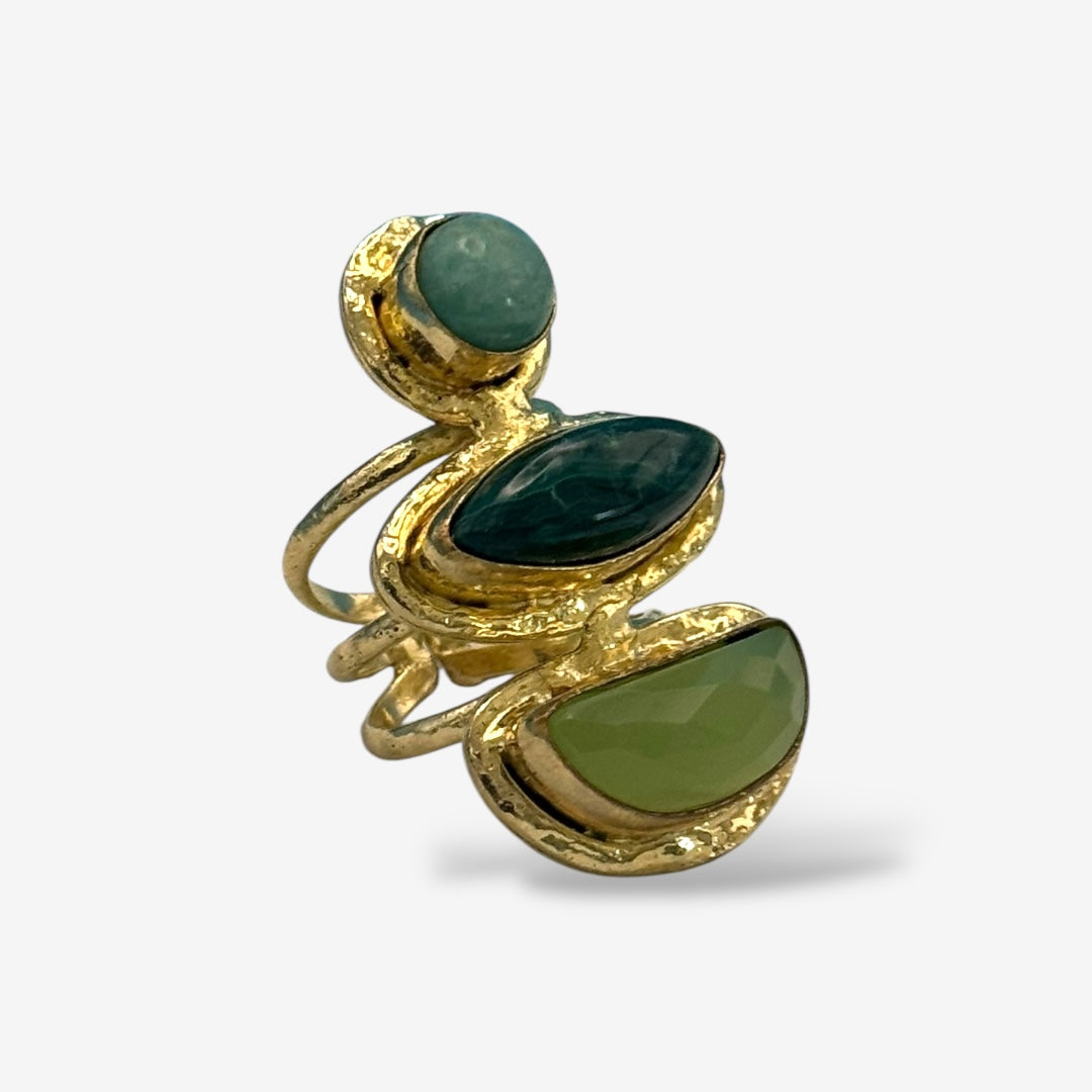 Amazonite Malachite & Green onyx