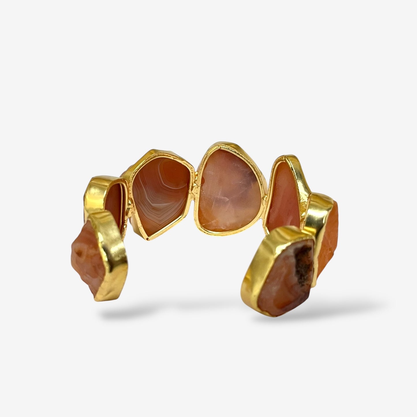 Carnelian Crystal Cuff