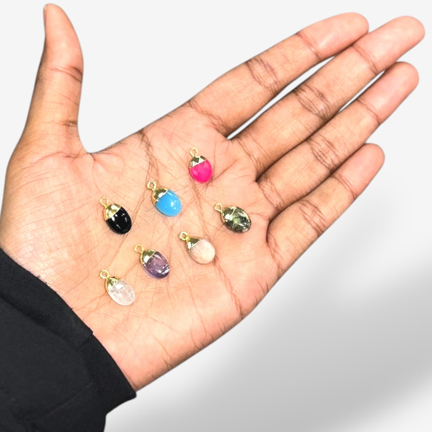 Stone drop Charm