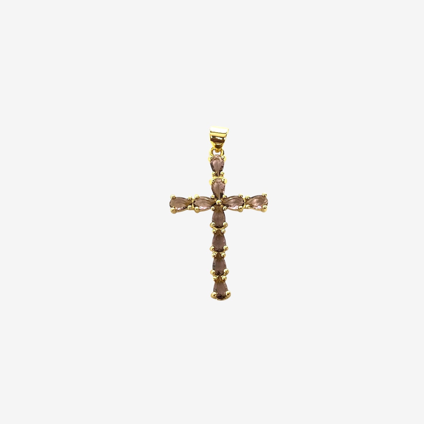 Hydroquartz Cross Charm