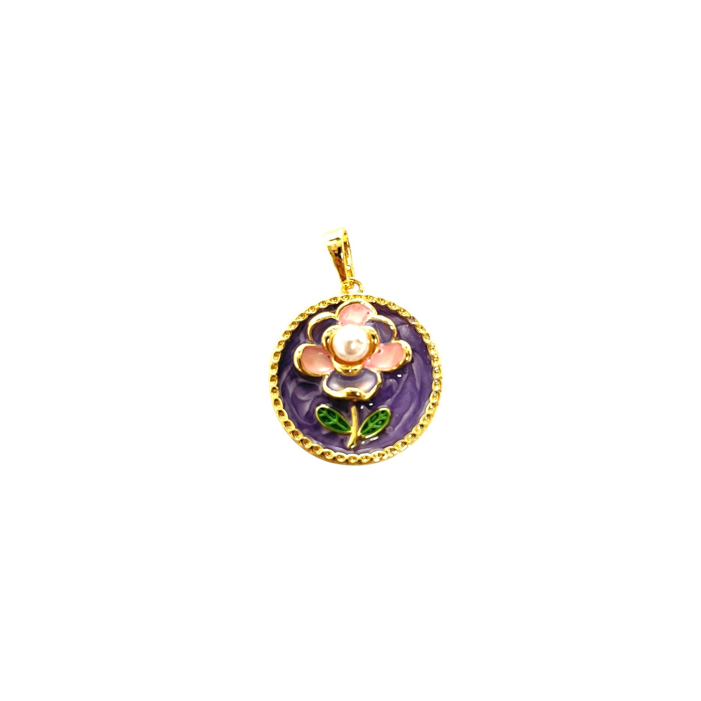 Pearl Flower Charm