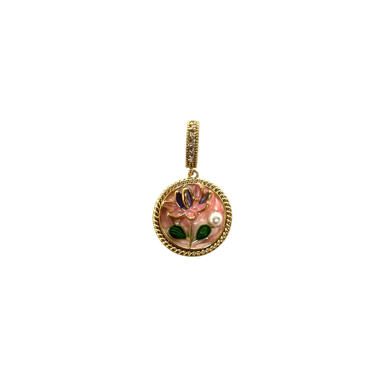 Pearl Flower Charm