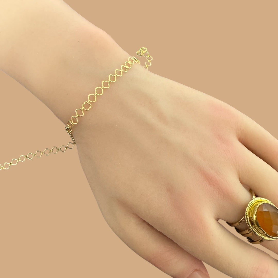 Clover Gold filled chain Online