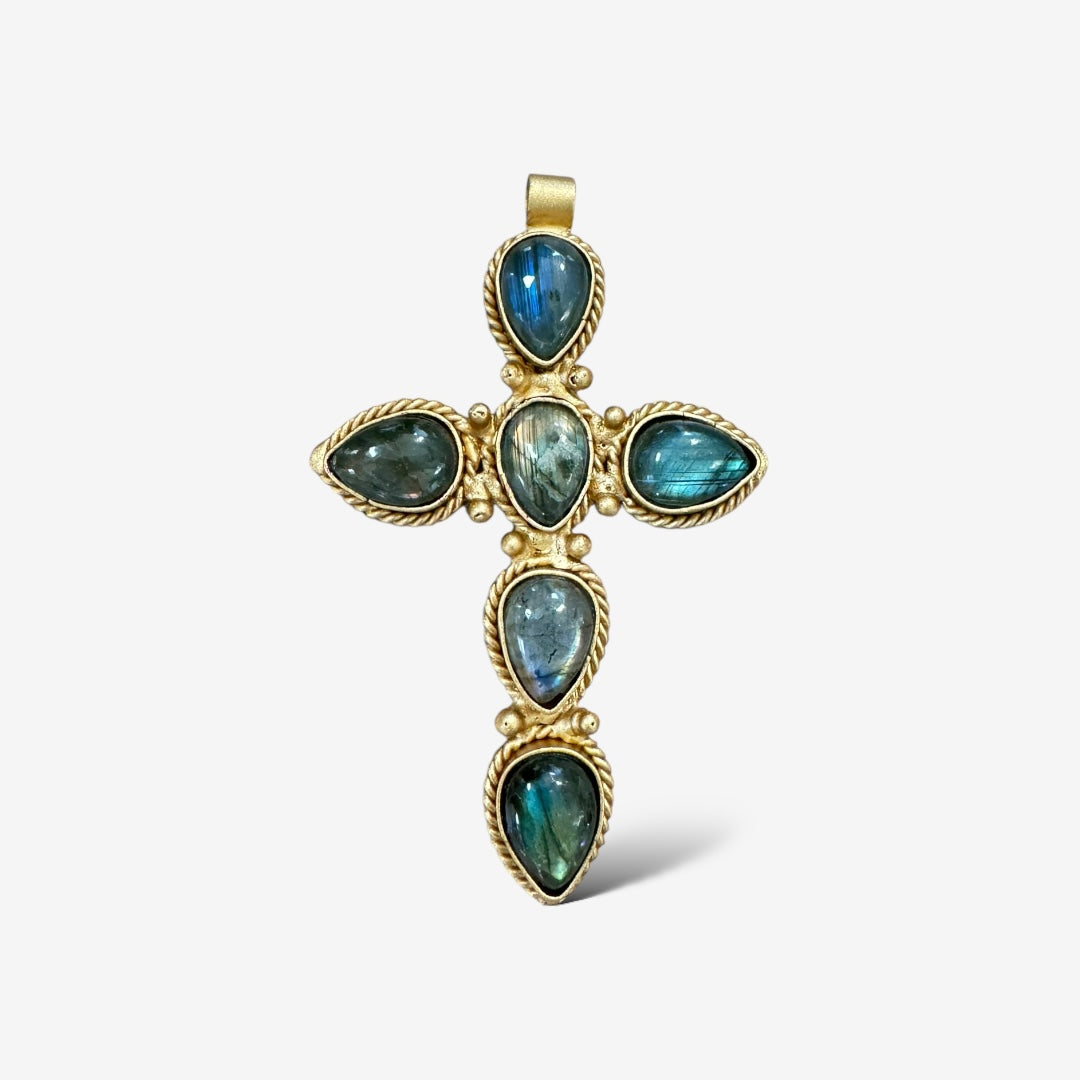 Anika labradorite cross