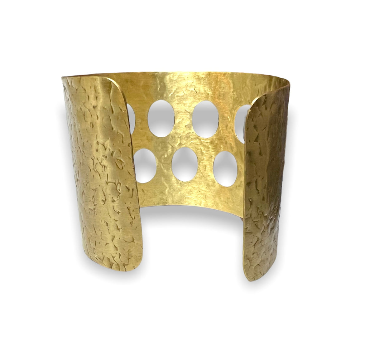 Brass Cuff Bracelet | Gold Plated Brass (BCB10)