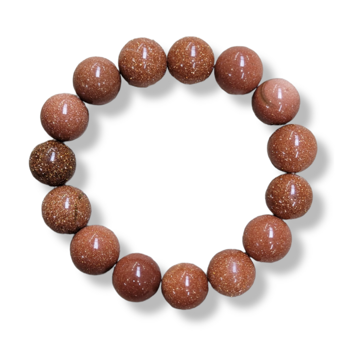 Pop Color Natural Stone 14mm Stretch Beads