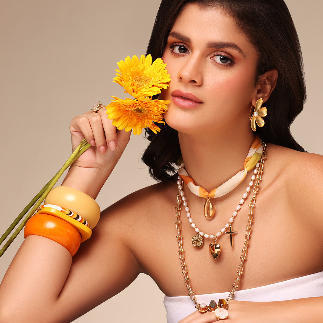 Serena Wrap  Scarf Necklace