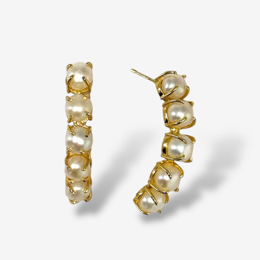 Pearl Cascade Earring