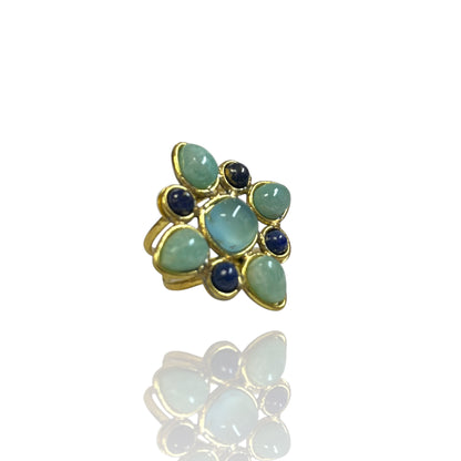 Juniper multi stone ring