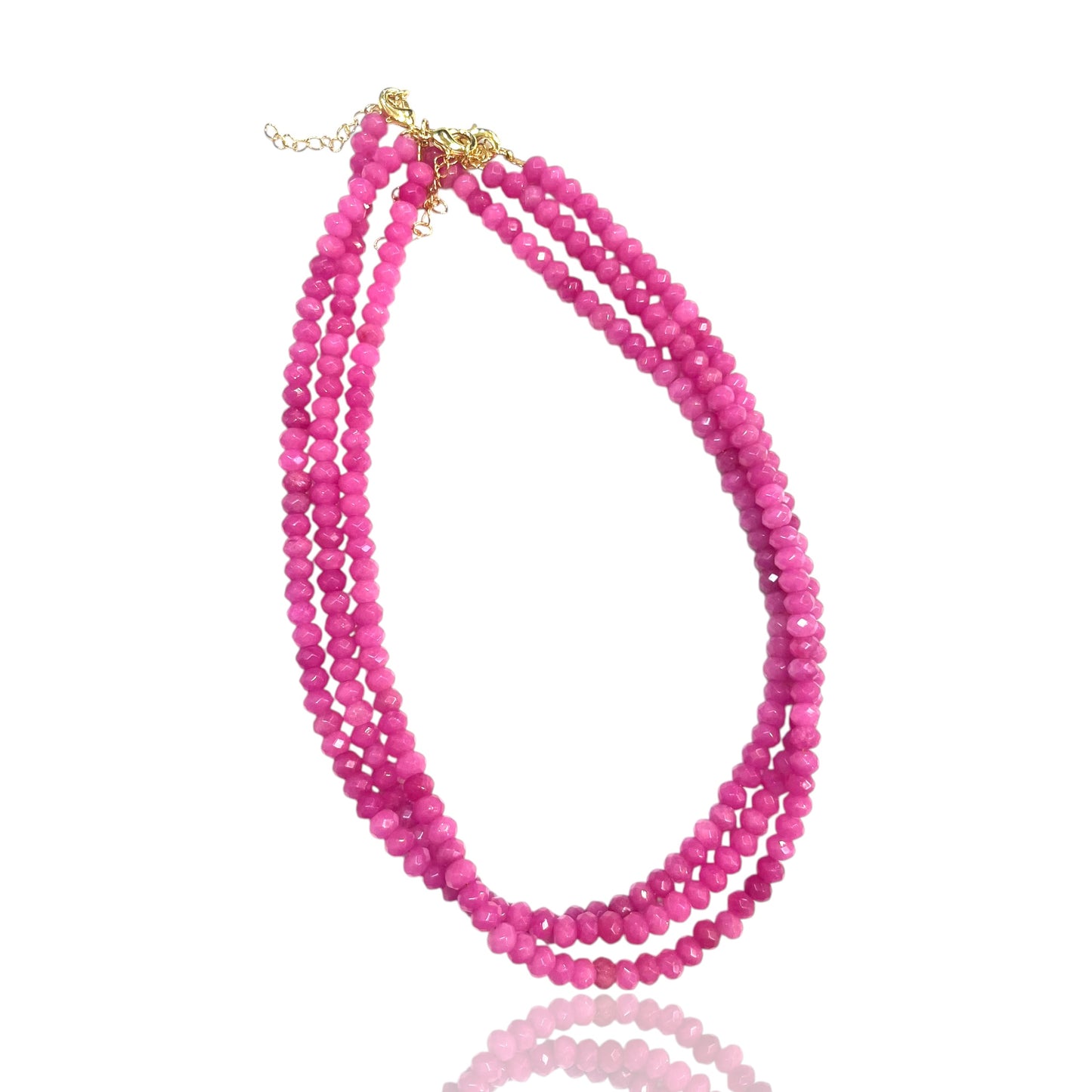 Faceted Bead Necklaces 6mm
