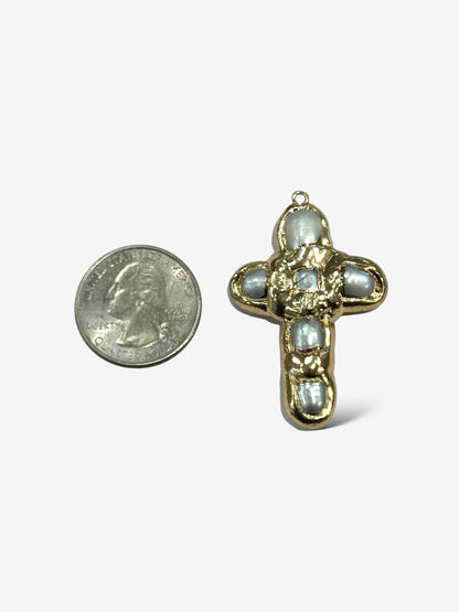 Gold enlay Cross