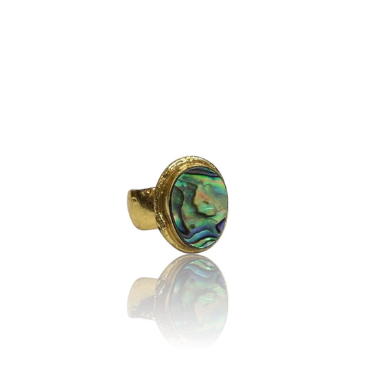 Abalone Iridescent Ring