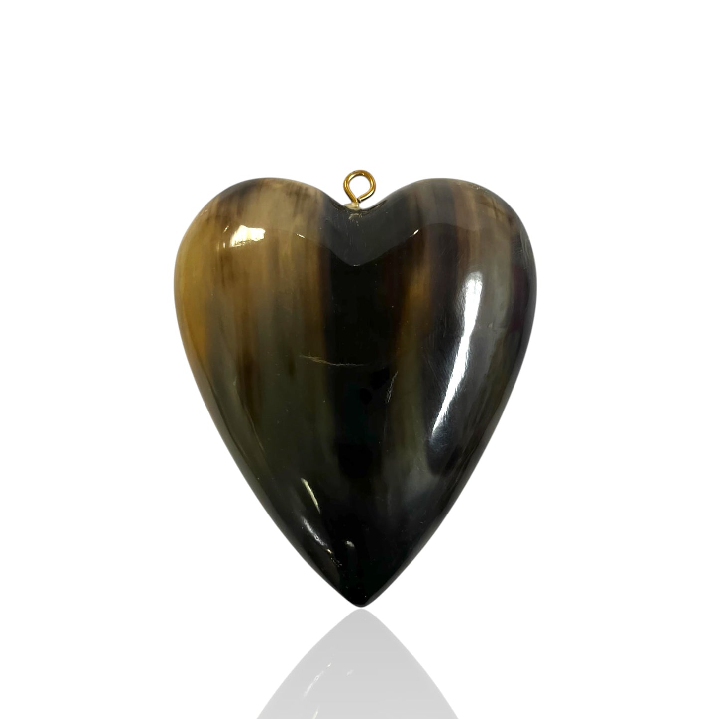 Bone heart Charm