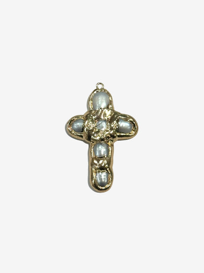 Gold enlay Cross