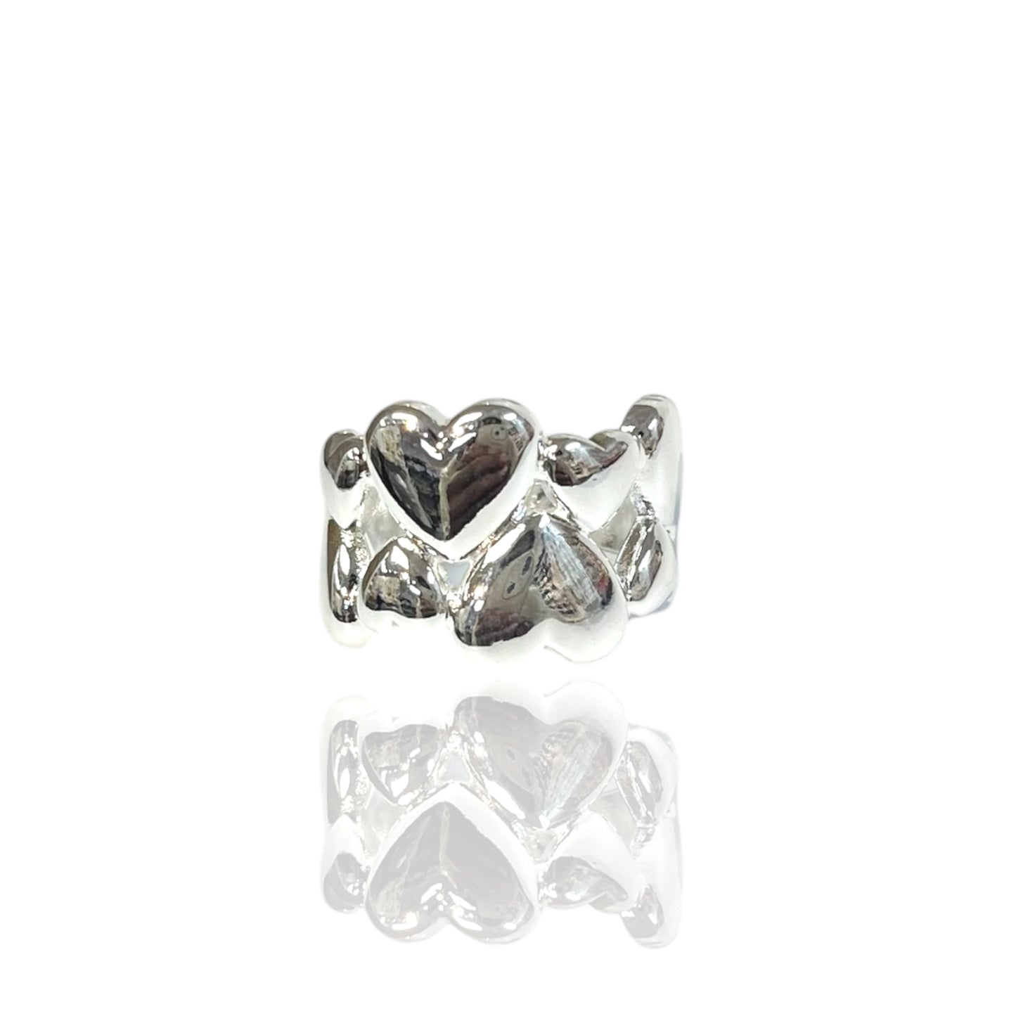 Silver Stack rings