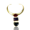Carnelian, Amethyst & black onyx