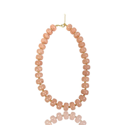 Disk Resin Bead choker