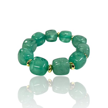 Resin bead bracelets