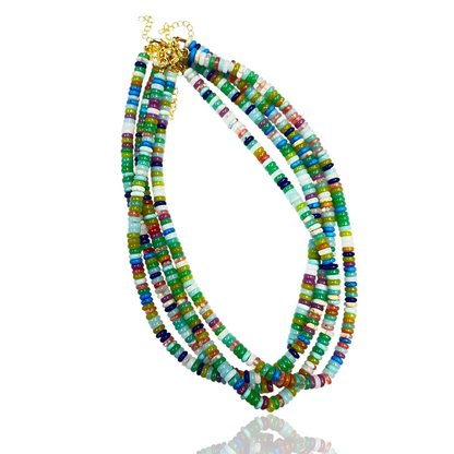 6 mm Disc Bead Necklaces
