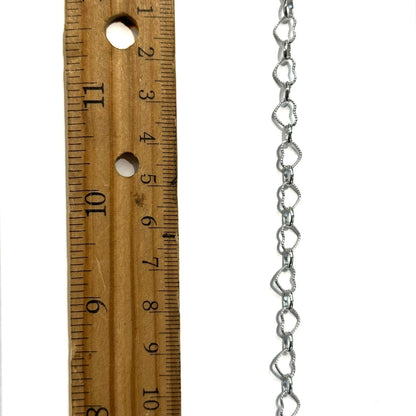 Sterling Heart Roll Chain
