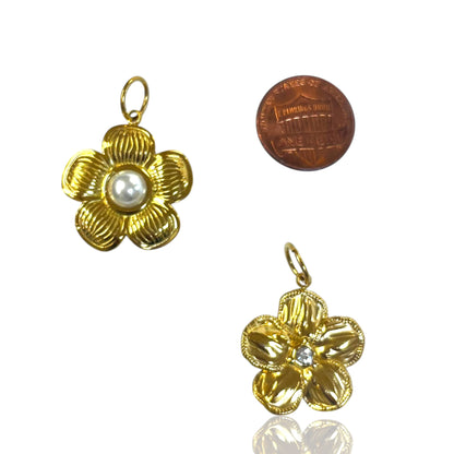 Golden Bloom Charm