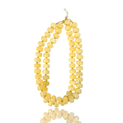 Disk Resin Bead choker
